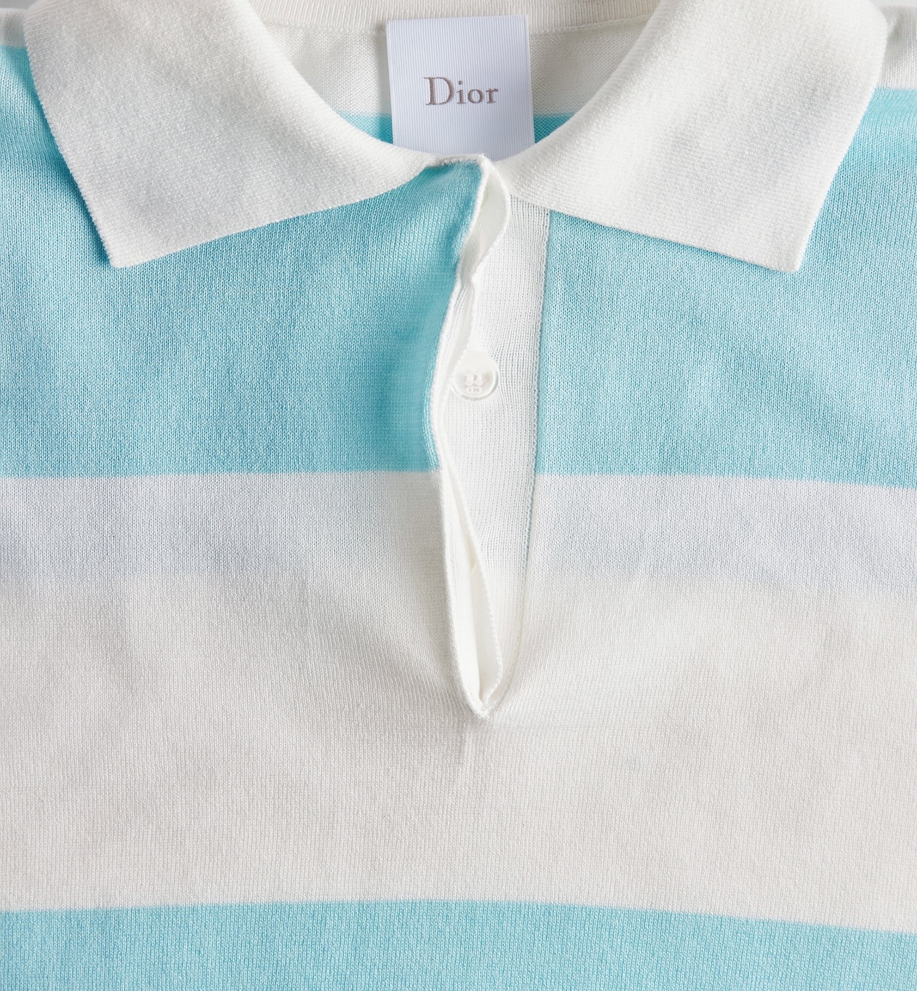 Sea Island Cotton Check Polo — image 2